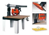 China 2840r/Min Wood Bandsaw Machine , MJ223A MJ224C MJ224D Radial Arm Saw Table factory