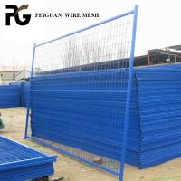 China Construction Site 50 X 100mm Canada Temporary Fence 1.8m X 2.2m factory
