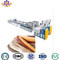 China Single Screw PVC Profile Extrusion Line SJ65 / 25 PVC Edge Banding Extrusion Line factory