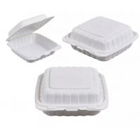 Quality Clamshell Takeaway Customized Food Packaging Box Square ISO9001 for sale