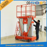 China 200kg 10m Movable Aerial Work Platform Lift , Hydraulic Safety Work Platform Rental factory
