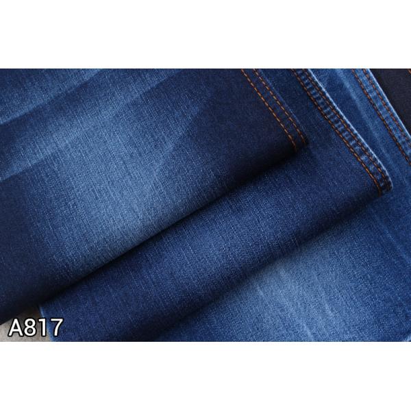 Quality 9 Oz 75% Cotton 21% Polyester 2% Lycra Denim Fabric For Men Women Jeans for sale