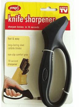 Buy cheap FDA Disposable Kitchen Knife Sharpener Black With Handle 16 * 5.5cm from wholesalers