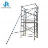 China 8m Height Folding Scaffold Ladder , Lightweight Aluminum Scaffold Platform factory