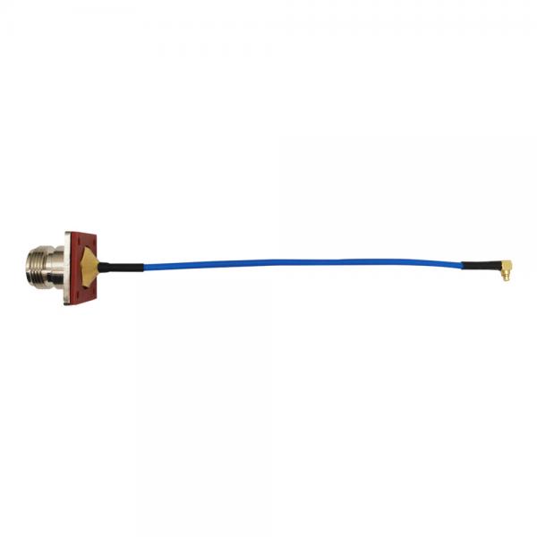 Quality 4 Hole Flange Mount FAKRA SMA Cable , 90 Degree MMCX RF Coax Cable for sale