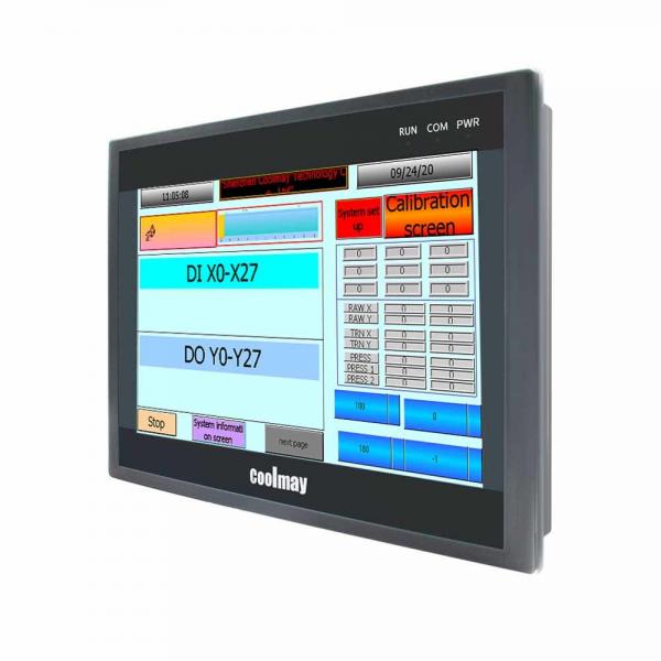Quality 10 Inch Integrated HMI PLC 60K Color Resistive Small PLC With Display for sale
