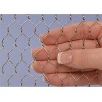 China Poultry Netting Chicken Wire Mesh , Plain Weave Galvanized Hexagonal Wire Mesh factory