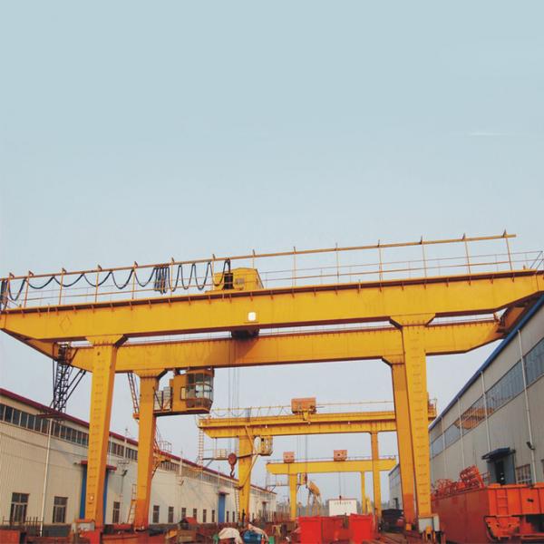 Quality ISO Warehouse A5-A7 Mg Double Girder Gantry Crane 16/3.2T for sale
