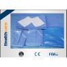 China PE Film Sterile Extremity Laparotomy Medical Procedure Packs With Adhesive Drape factory