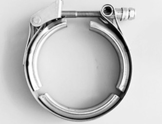 Quality 4" Stainless Steel V Band Clamp For Auto Exhaust System Repairing for sale