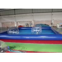 China Inflatable Family Swimming Pool With Water Zorb Ball / Inflatable Water Pool factory