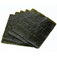 China Max 5% Moisture Dried Roasted Seaweed Nori 50 Sheets Per Bag factory
