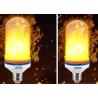 China E27 E26 SMD LED Flame Electric Fire Light Bulbs Flickering Emulation Lamp factory