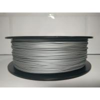 China Silver Metal PLA 3D Printer Filament , Pla Plastic Filament 2.2 LBS ( 1.0KG ) factory