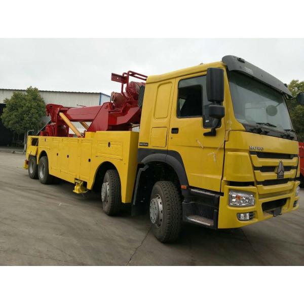 Quality Road Heavy Rescue Tow Trucks 8X4 Diesel Fuel Type / Manual Transmission Type for sale
