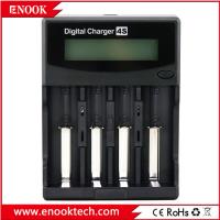 China Multifunctional 4 Slot 18650 Battery Charger Rechargeable 450G Weight factory