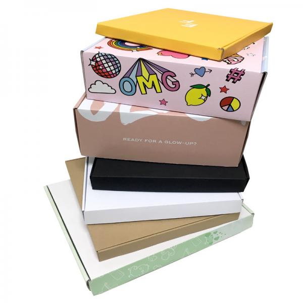 Quality Disposable E Flute Corrugated Box Customized Size And Pattern for sale