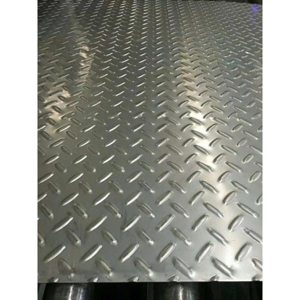 Quality 8M Checkered Stainless Steel Sheet Metallic Diamond Pattern Metal for sale