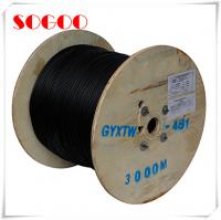 China 2 / 4 / 6 / 8 / 12 / 16 / 24 Core Single Mode Outdoor Armoured GYXTW Fiber Optic Cable Price factory