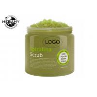 Quality Natural Spirulina Skin Care Body Scrub 250g Dead Sea Salt Prevent Wrinkles for sale