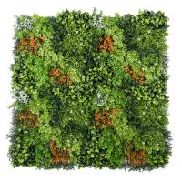 China Faux Artificial Flower Grass Wall Panels Decoration Outdoor With High Simulation Leave factory