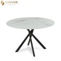 China SGS Luxury Modern Marble Dining Table for sale
