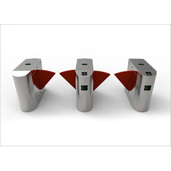 Quality OEM / ODM Intelligent Flap Barrier Gate Access Control Turnstiles For School / Bank for sale