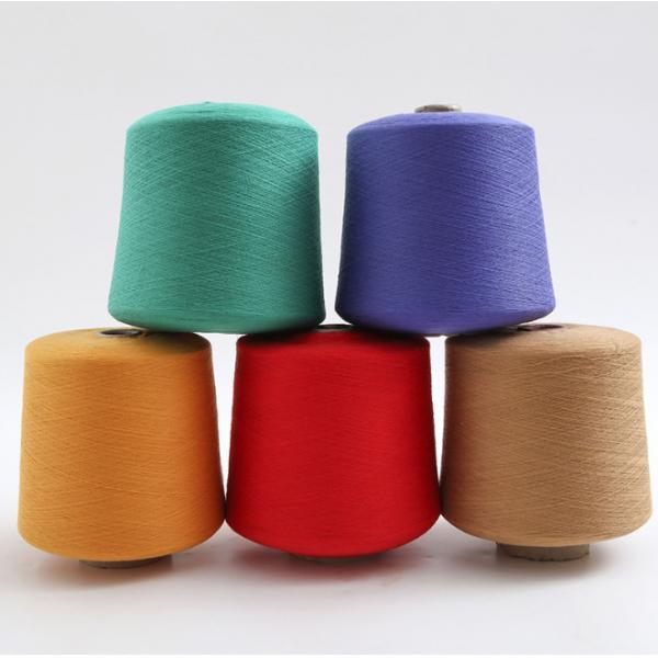 Quality 100% Virgin Spun Dyed Polyester Yarn 40 / 2 AA Grade For Sewing Thread / for sale