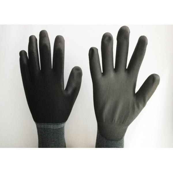 Quality Industrial PU Coated Gloves Excellent Moisture Absorbency 21cm - 25cm Length for sale
