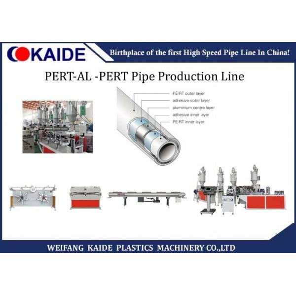 Quality PERT AL PERT Composite Pipe Extrusion Line 30mx4mx2.5m Size Tube Extruder Machine for sale