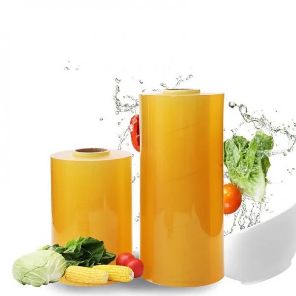 Quality Food Grade Clear PVC Cling Film Food Wrap Film For Machine for sale
