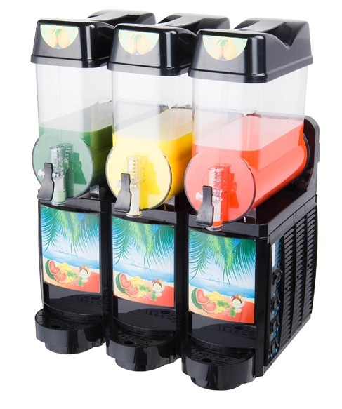 Quality 3 Flavor Commercial Ice Slush Machine 800w For Hotel 12L X 3 for sale