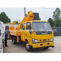 China 4X2 ISUZU Aerial Platform Truck 22m Truck Mounted Hydraulic Platform factory