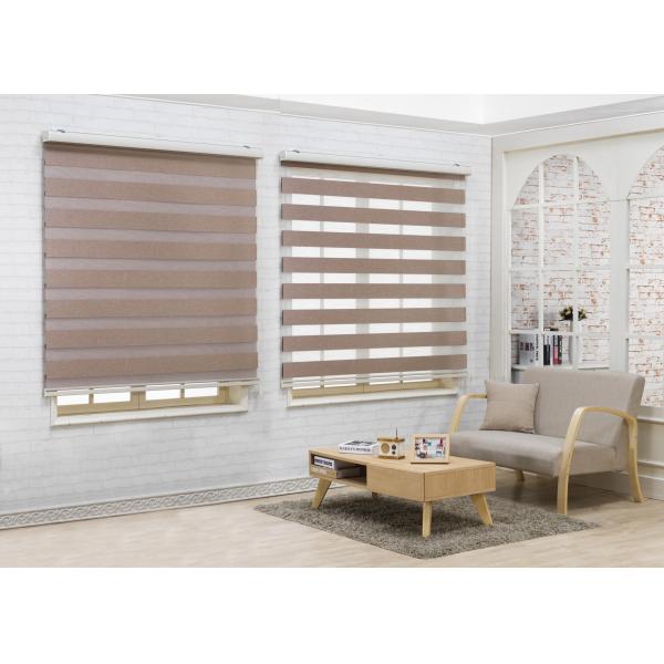 Quality Durable Electric Zebra Blind Curtain Automatic For Office Hotel for sale