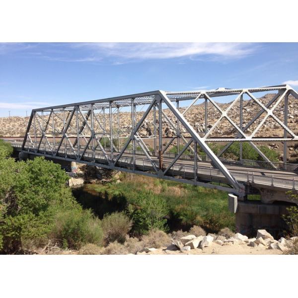 Quality Long Span Galvanized Surface Treatment Steel Truss Bridge Modern Structural Outlooking for sale