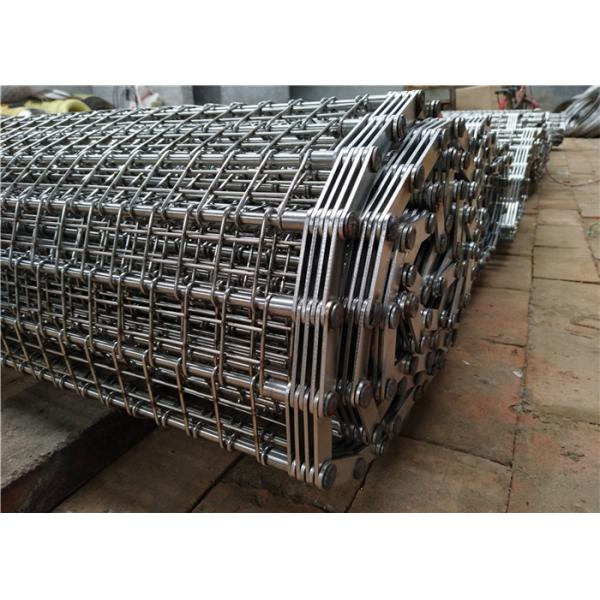 Quality Heat Resistance Stainless Steel Wire Mesh Conveyor Belt With Chain for sale