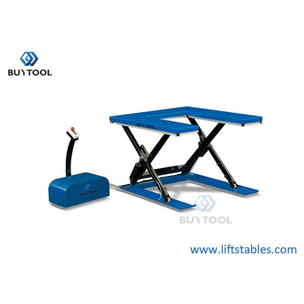 Low Profile Lift Tables Low Profile Electric Scissor Lift Table 300kg