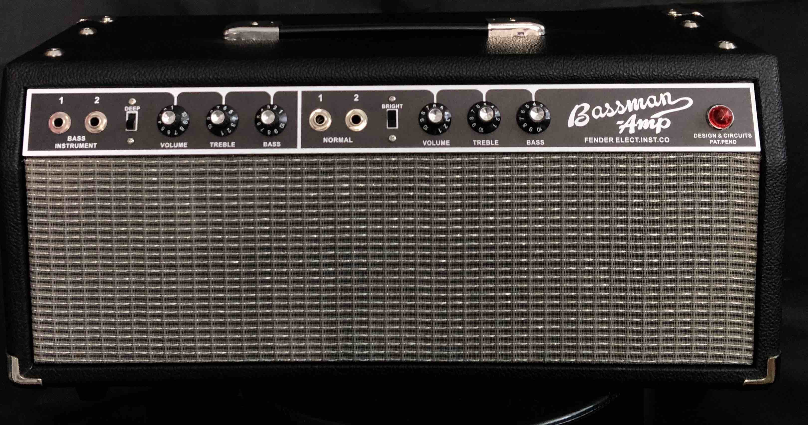 Buy cheap Custom 1964 Grand Bassman Black Panel Pre-CBS Guitar Tube Amp Head 50W, AA864 from wholesalers