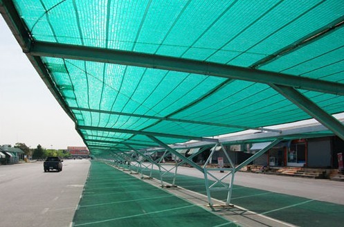 Quality Dark Green Sun Shade Hdpe Netting For Parking Lot 85gsm - 300gsm for sale