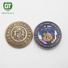 China Gold Plating Hard Enemal Challenge Coin with 3D effects and logo stamps factory