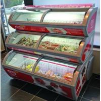 China Digital Thermostat Ice Cream Cake Display Showcase / Glass Display Cabinet factory