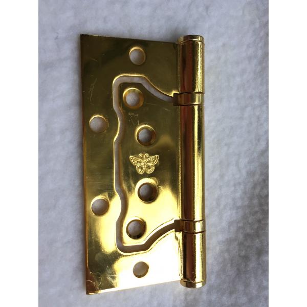 Quality Long Life Brass GP Color Steel Flush Hinge For Furniture Door Using for sale