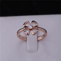 China Roma Gold Brand Jewelry Fiorever 18 Karat Rose Gold Ring set with a central diamond REF 355305 factory
