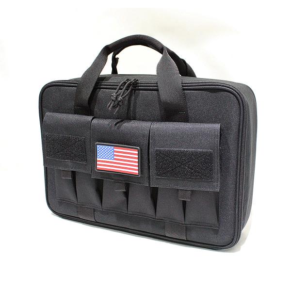 Quality Tear Resistant Soft Pistol Case 600D Polyester For Firearm Shooting for sale