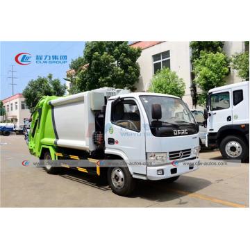 Quality Dongfeng Garbage Compactor Truck , 4X2 6 CBM Carbon Steel Waste Truck for sale