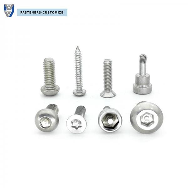 Quality 1 1 2 Stainless Steel Pan Head Wood Screw Tamper Proof License Plate Bolts for sale