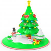 China Children'S Puzzle Toys Are Non-Toxic And Odorless Baby DIY Tree Snowman Creative Sensory Stacking Toys factory
