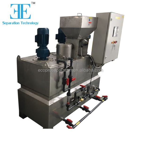 Poly Dosing Machine SUS304/316/316L Chemical Dosing System Automatic PAM Polymer Dosing ...