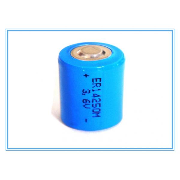 Quality Gas Meter Li SOCL2 Battery  , 1/2AA ER14250M Battery 3.6V 750mAh Power Type for sale