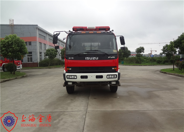 China ISUZU Chassis CAFS Fire Truck with Large Capacity 3600 L/Min Flow Fire Monitor for sale